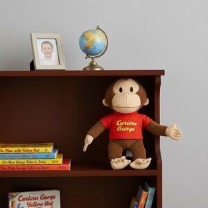 Curious George Plush Toy 11.5" Brown Monkey With Red Shirt By The Toy Factory